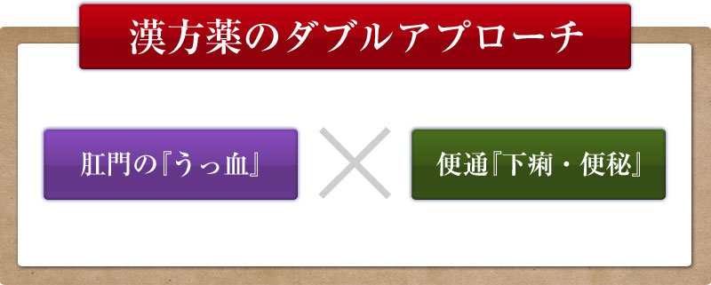 漢方薬のトリプルアプローチ