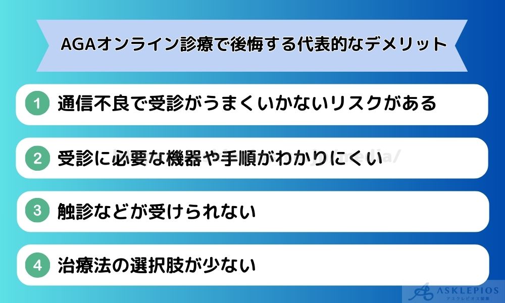 aga　オンライン　デメリット